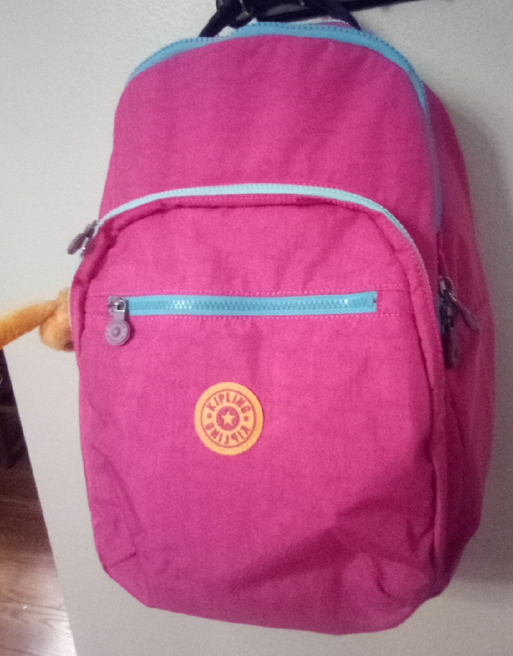 Azalea Pink KipLing Backpack - Picture 5 of 6